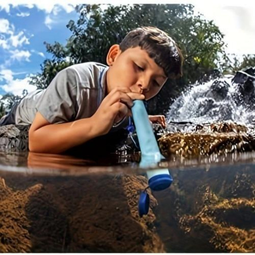 Essential Personal Water Filter - Camping, Hiking, Emergency Preparedness
