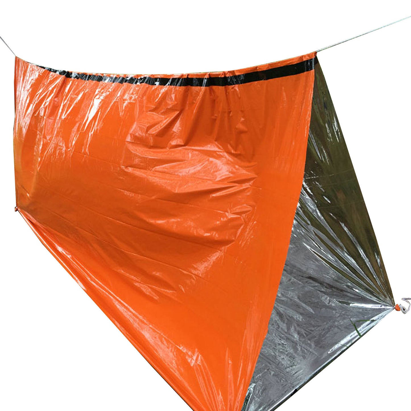 Aluminum Emergency Survival Blanket - Reusable Thermal Insulation