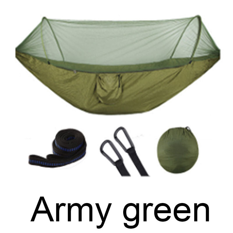 2 Person Parachute Hammock with Mosquito Net - 210T Nylon Taffeta