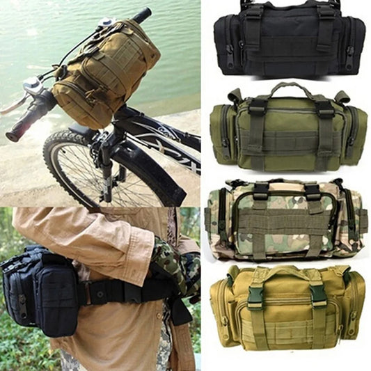Nylon Outdoor Shoulder Bag with Zipper