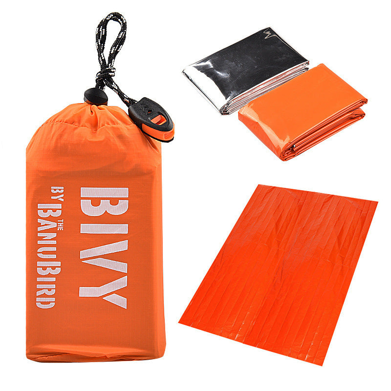 Single 1 Layer Warm Tent - Ultra-Lightweight PE Aluminum Film 268g