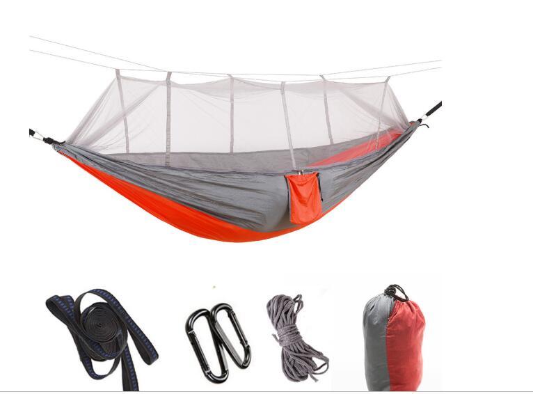 Double Parachute Hammock Mosquito Net - 210T Nylon Anti-Insects