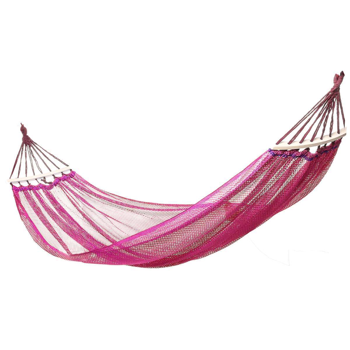 Rainbow Nylon Camping Hammock - Portable 190x130cm Durable
