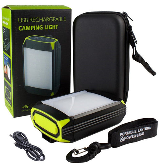 Rechargeable LED Camping Lamp - USB Power Bank