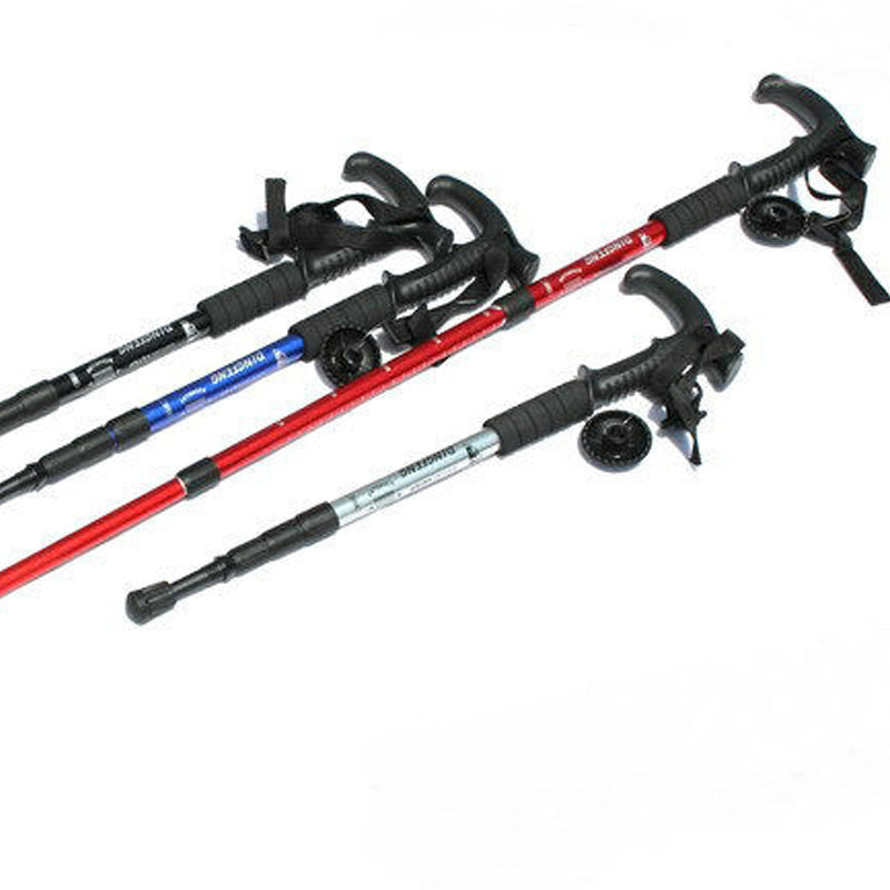 Aluminum Hiking Pole with Anti-Shock T Handle - 370g