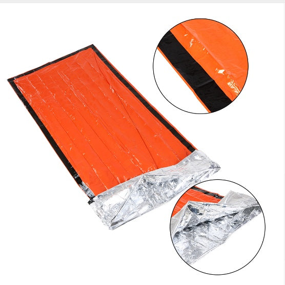 Aluminum Emergency Survival Blanket - Reusable Thermal Insulation
