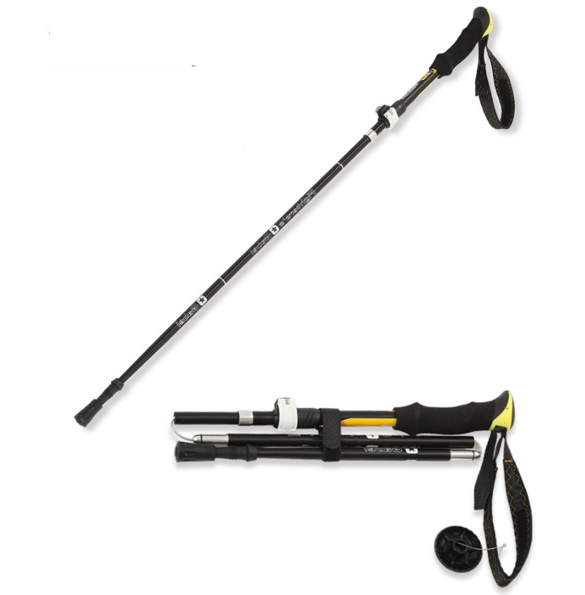 Foldable Telescopic Hiking Pole - Ultra-Light Aluminum 333g