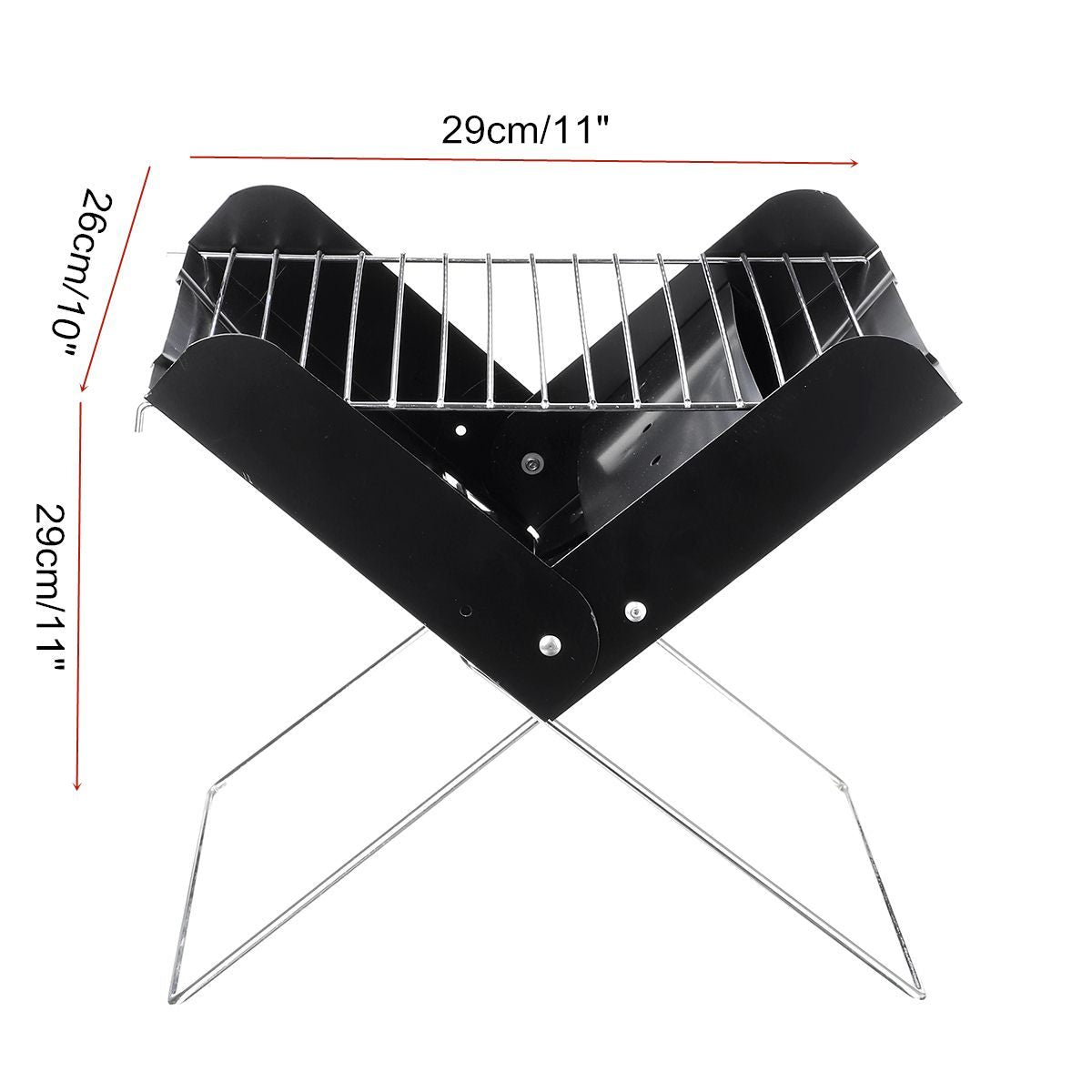 Portable Folding Barbecue Stainless Steel Compact 1.2kg