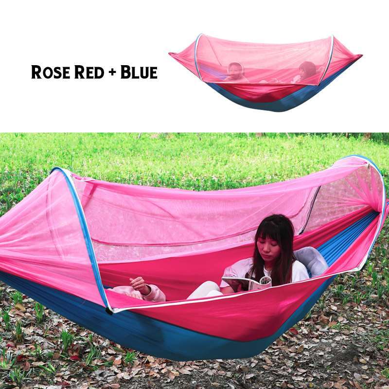 2 Person Parachute Hammock with Mosquito Net - 210T Nylon Taffeta