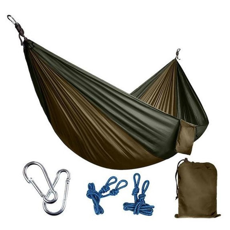 Double Backpacking Hammock - Portable Parachute Nylon