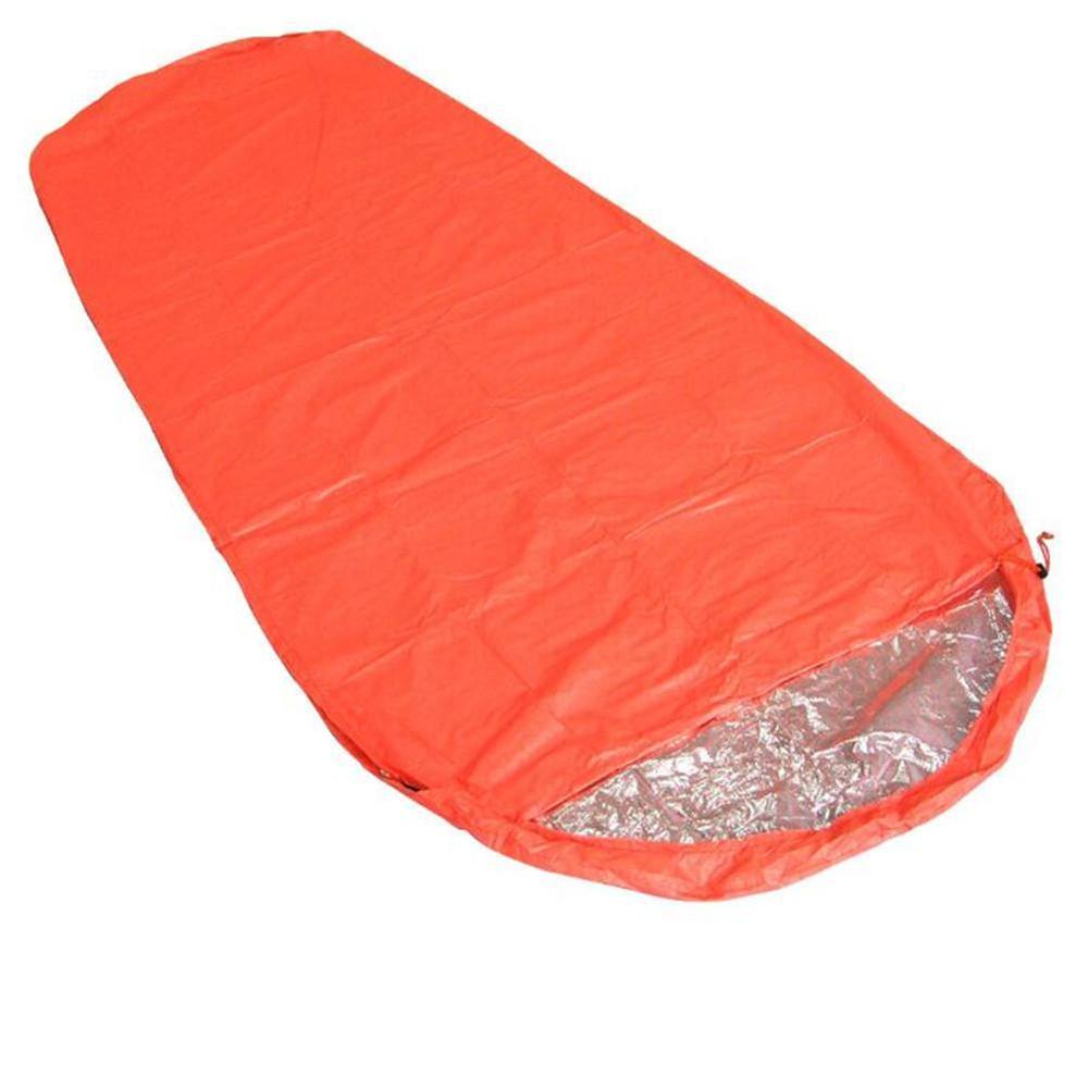 Reflective Insulated Sleeping Bag - 15D Nylon Silver Ultralight 281g