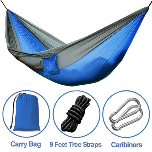 Double Backpacking Hammock - Portable Parachute Nylon