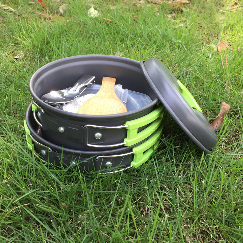 Outdoor Duo Camping Kit Cookware Set for 1-2 People