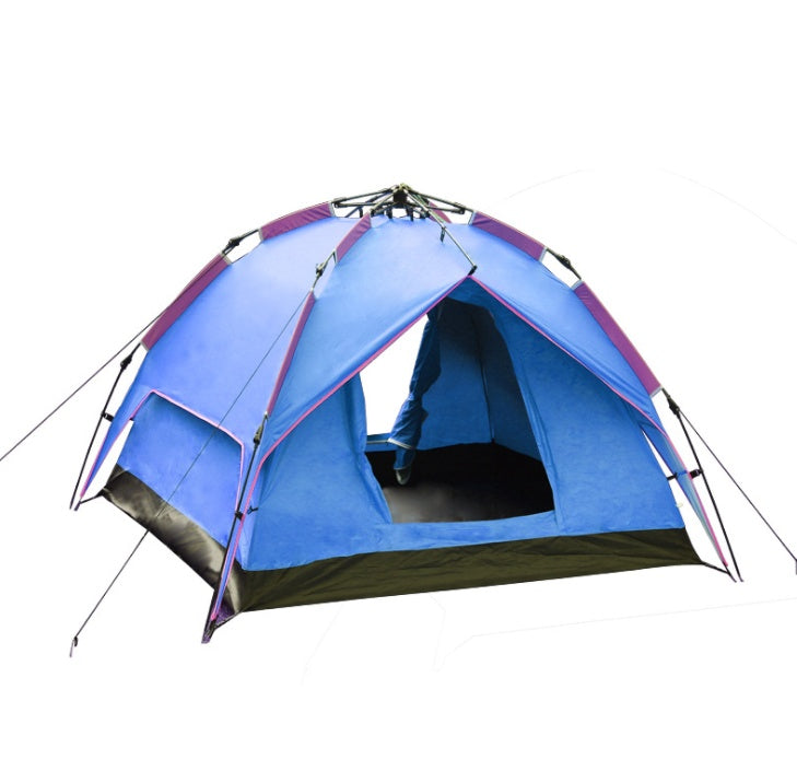Automatic Camping Tent 3-4 Persons - Double Door 220x200cm