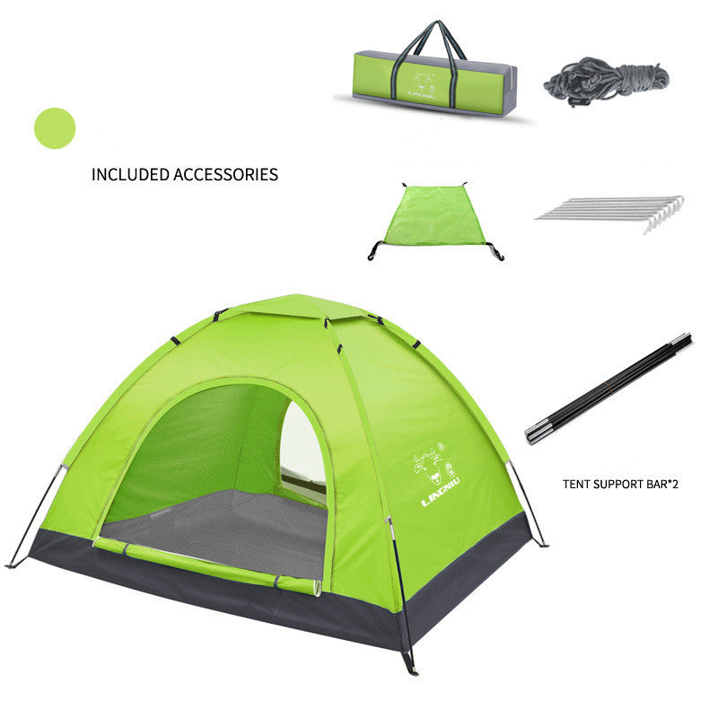 3-4 Person Camping Beach Tent - Lightweight Sun Protection