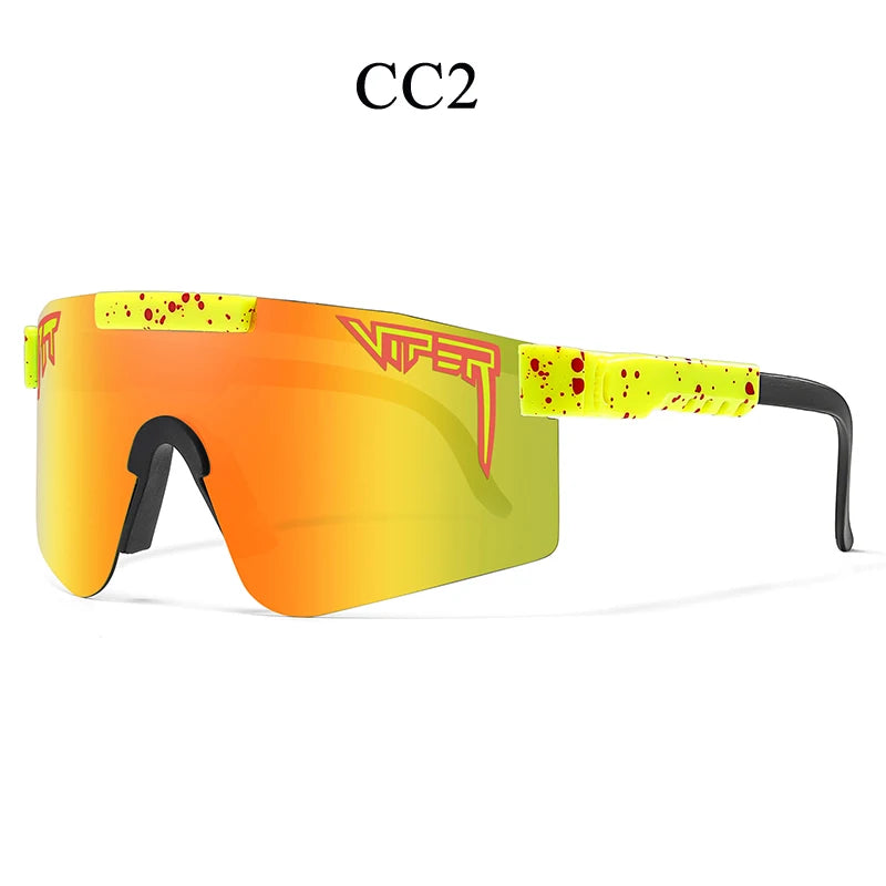 Pit Viper Style Sport Cycling Glasses - UV400 Unisex Outdoor