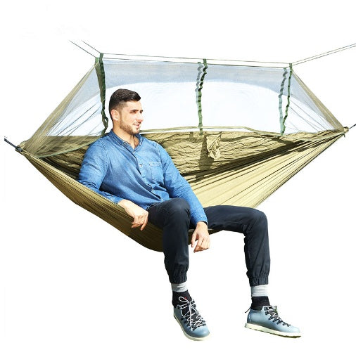 Double Parachute Hammock Mosquito Net - 210T Nylon Anti-Insects