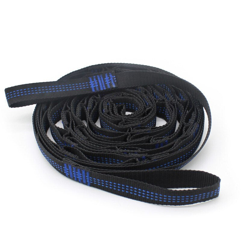 Ultra-Resistant Outdoor Hammock Straps - Set of 2 Straps 2.8m x 2.5cm