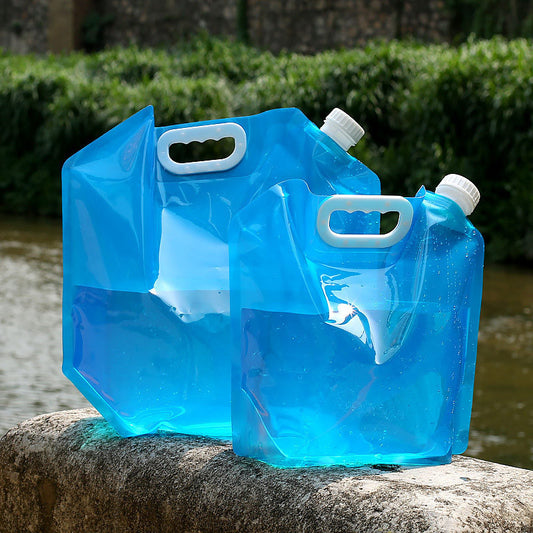 5L/10L PVC Foldable Water Bag Portable Camping Container