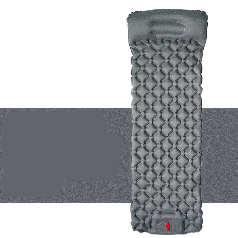 Inflatable Camping Mattress - Integrated Pillows 190x60cm Ultra-Light