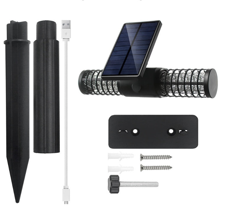 Eco-Friendly Solar LED Mosquito Repellent - Chemical-Free Camping Insect Killer