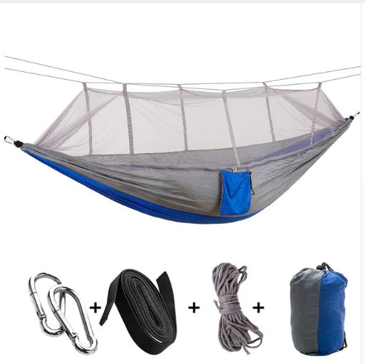 Double Parachute Hammock Mosquito Net - 210T Nylon Anti-Insects