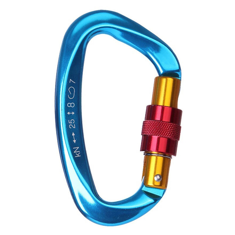 Pro Climbing Carabiners Aluminum 7075 Safety 25kN Ultra-Light
