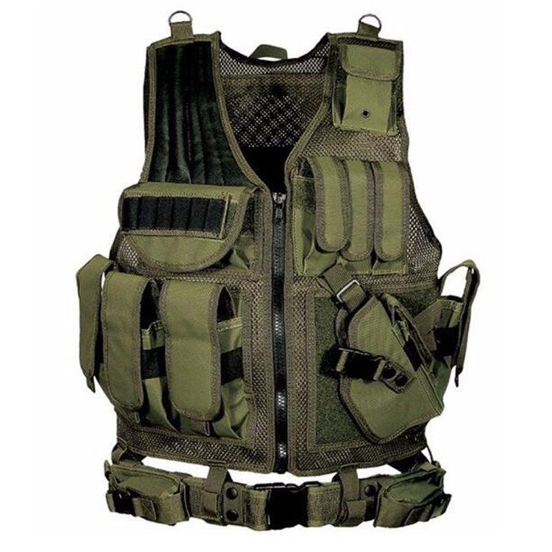 Military Tactical Molle Vest - Airsoft Combat 600D Polyester