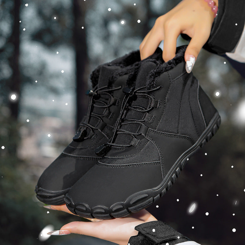Waterproof Non-Slip Snow Boots Lined with Fleece 580g