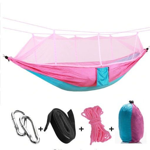 Double Parachute Hammock Mosquito Net - 210T Nylon Anti-Insects