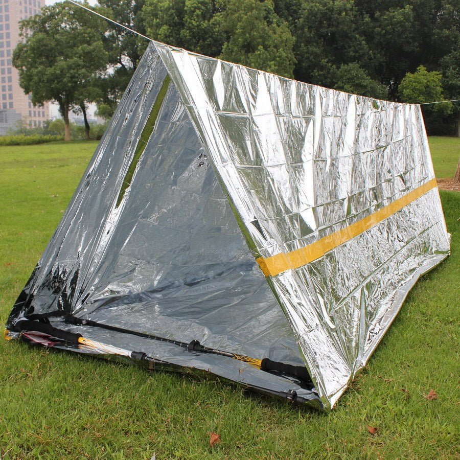 Emergency Aluminum Sleeping Bag - 200g Thermal Insulation Survival Kit