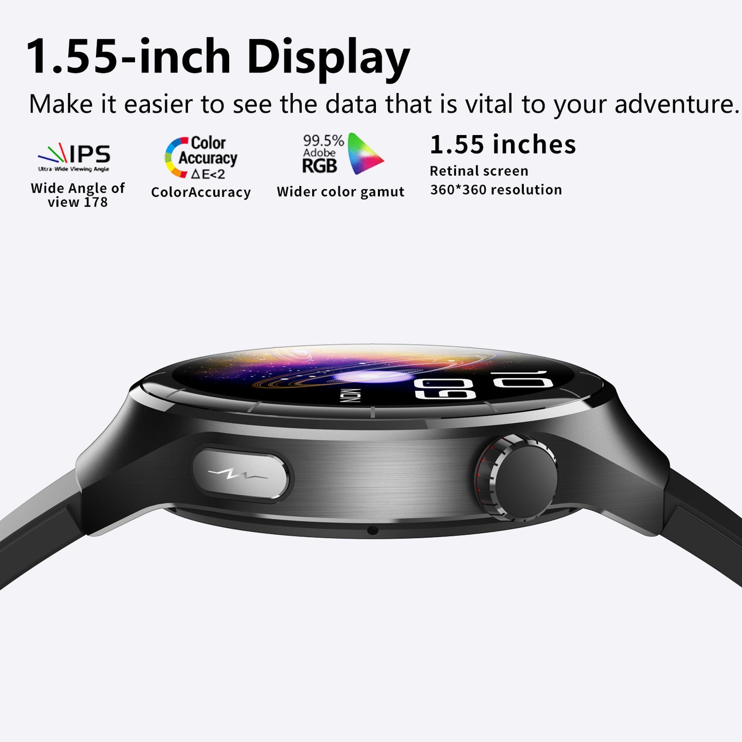 IP67 Smart Health Watch - Bluetooth Fitness Tracker 90g