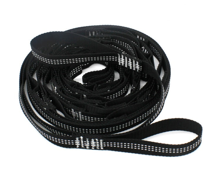 Ultra-Resistant Outdoor Hammock Straps - Set of 2 Straps 2.8m x 2.5cm