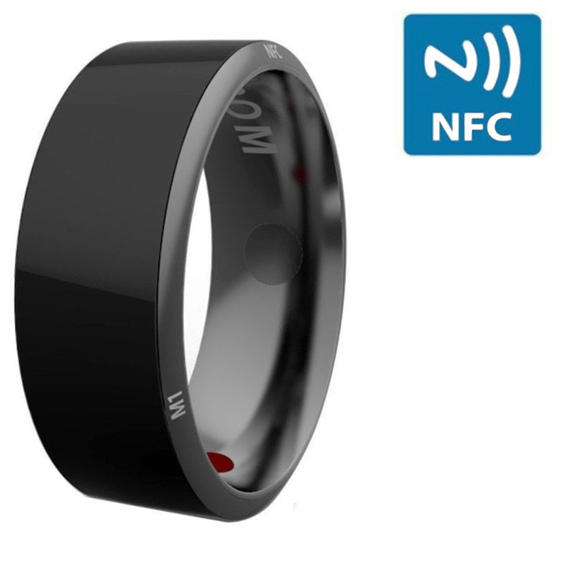 Black high-tech multifunctional connected ring