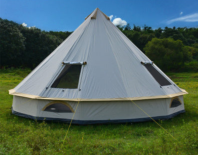 Pyramid Yurt Tent 8+ Persons - Oxford 210D Chimney 4-5m