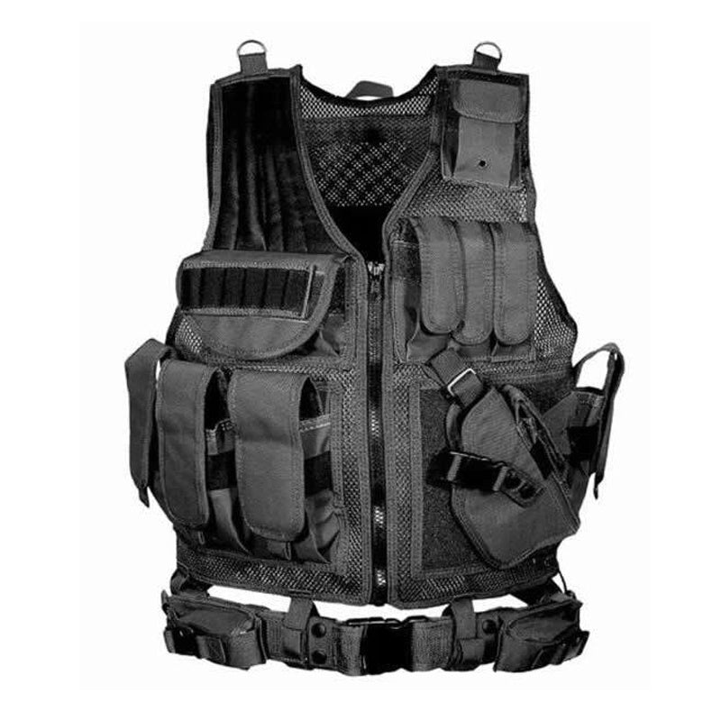 Military Tactical Molle Vest - Airsoft Combat 600D Polyester