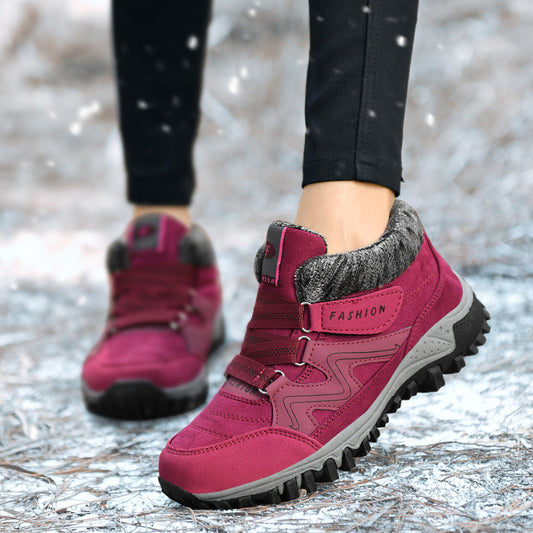 Women's Winter Cotton High Top Shoes Padded Warm 750g