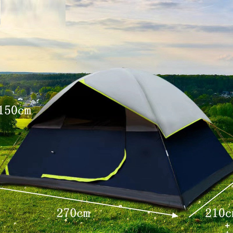 4 Person Camping Tent - Darkroom Anti-Light Family