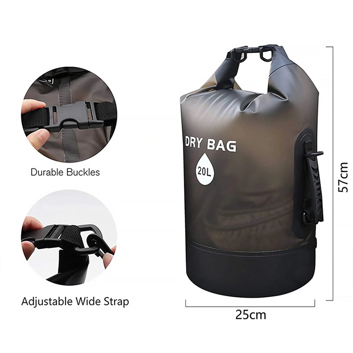 Waterproof PVC Drawstring Bag 100g
