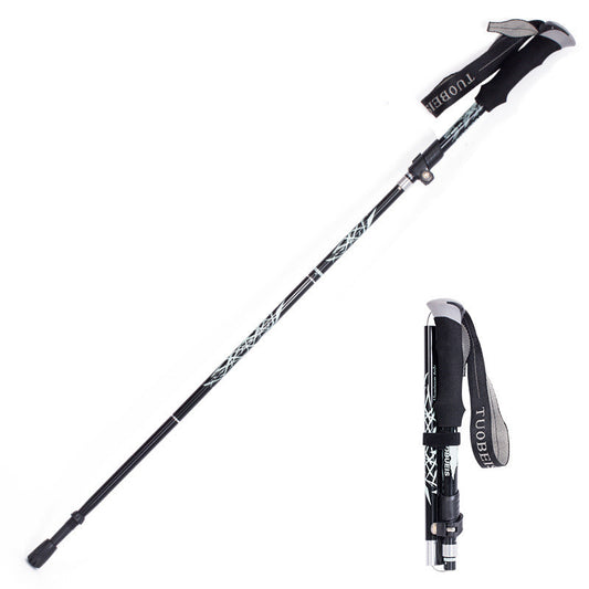 Telescopic Hiking Poles 7075 Aluminum - 5 Adjustable Sections