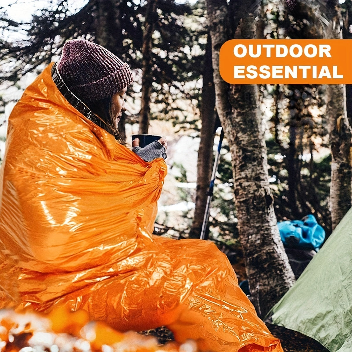 Emergency Bivouac Sleeping Bag - Waterproof Thermal 72g