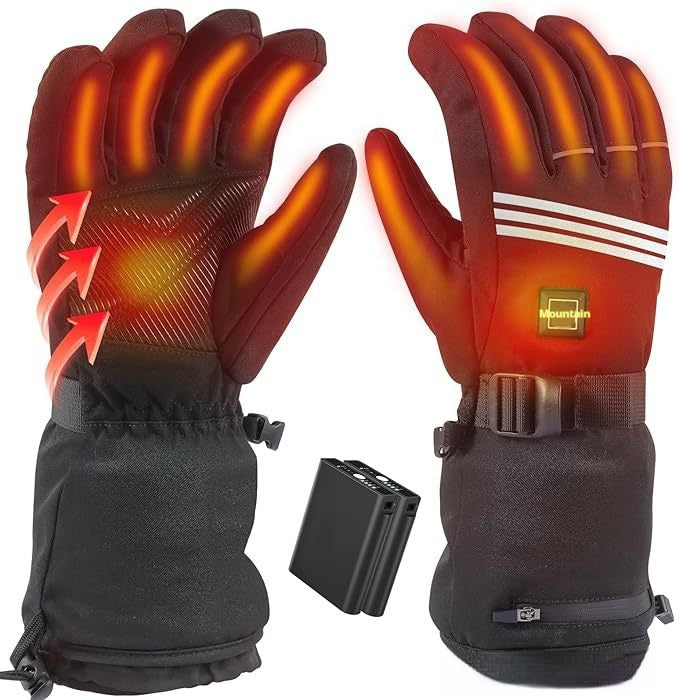 Winter Cycling Heated Gloves - Thickened Thermal Cold Protection AED4
