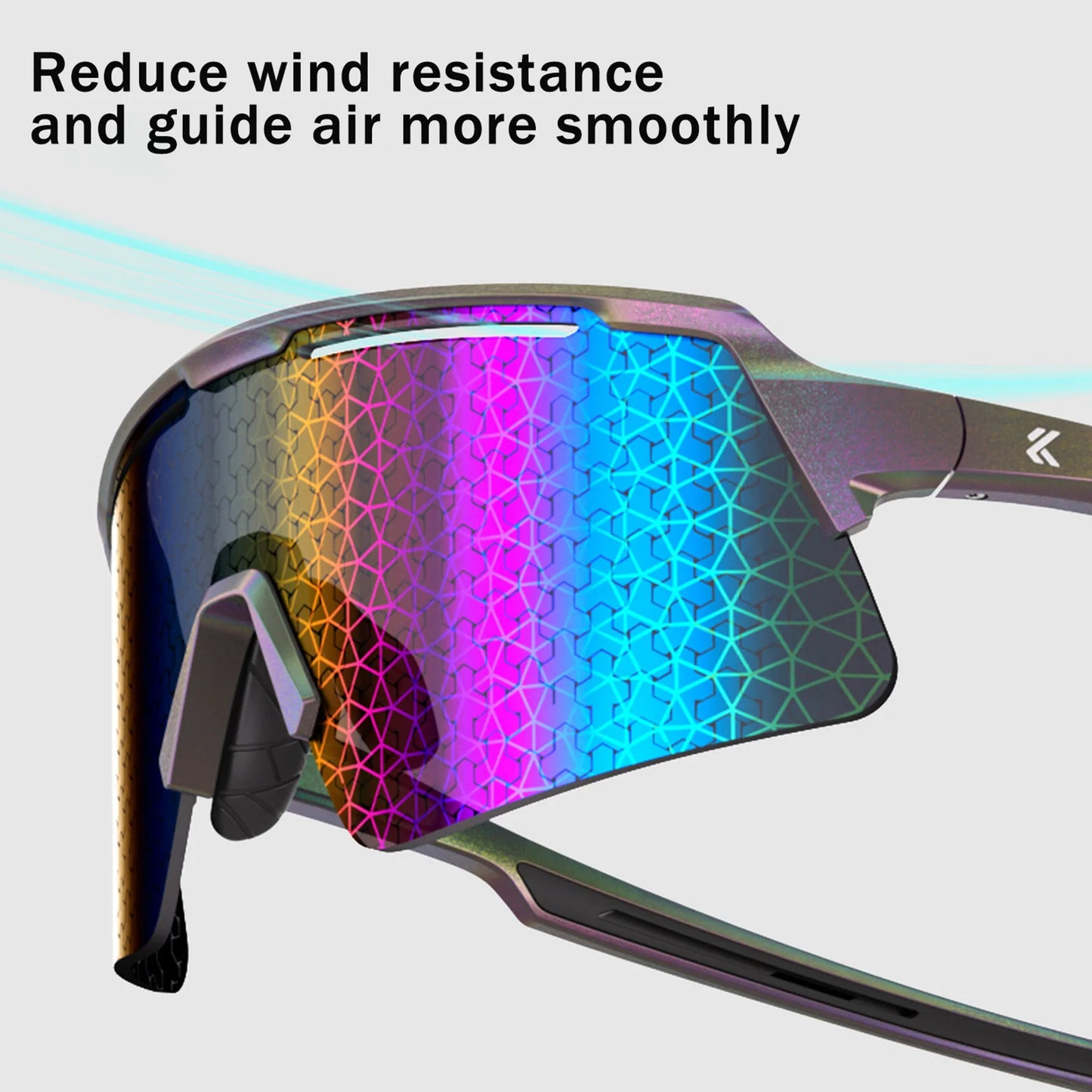 KAPVOE Sports Glasses Nano-Lens UV400 Pro Technology