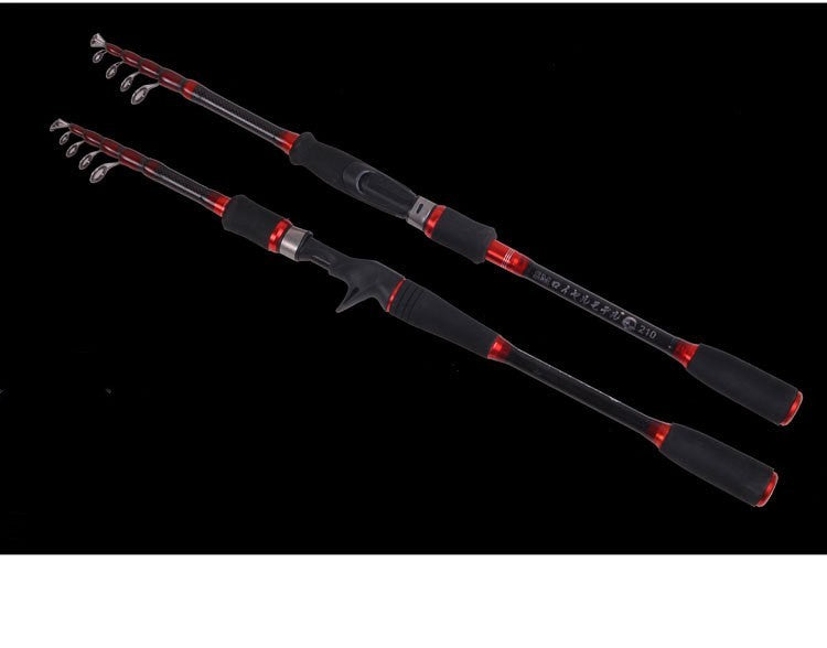 MH Carbon Retractable Fishing Rod - Telescopic 1.8-3.0m