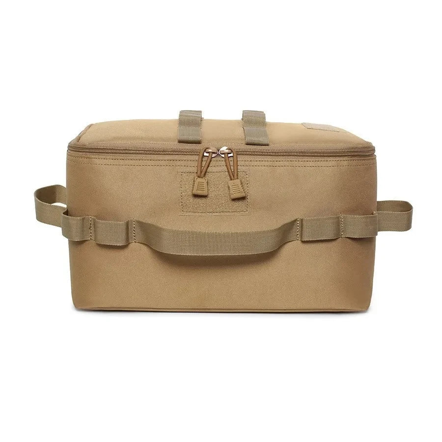 Outdoor Camping Storage Bag Large Capacity Gas Stove Canister Pot Carry Bag Sack Picnic Bag Cookware Utensils Organizer 