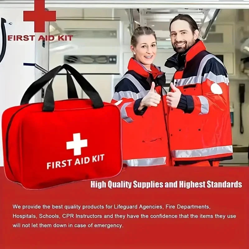Portable First Aid Kit - Camping Hiking Outdoor