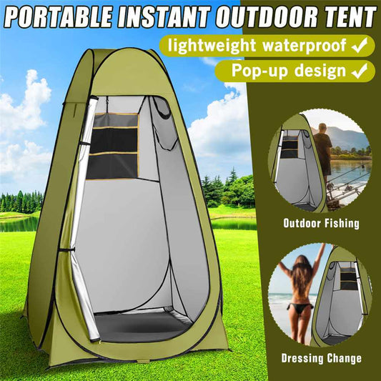 Portable Camping Shower Tent - Multifunctional Private Shelter 120x190cm