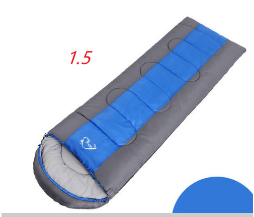 Camping Sleeping Bag Polyester 190T - Versatile Hollow Cotton 185x75cm