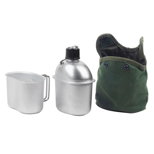 AEF5 0.9L Cookware Set with Water Bottle - Portable Camping Hiking Kit