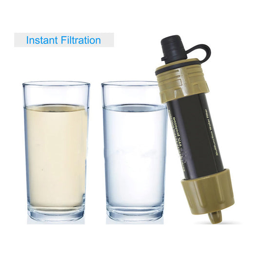 Portable Water Filter Straw 5000L - Mini Emergency Travel Purifier 52g